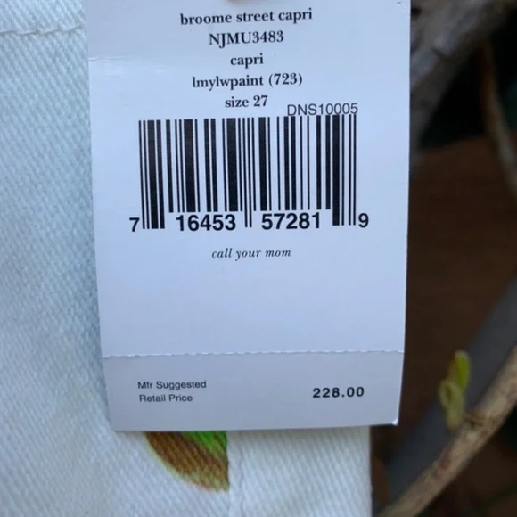 Kate Spade Brooke Street Capri Lemon Pants EUC - Picture 16 of 16